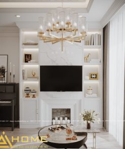 Nội thất chung cư phong cách tân cổ điển