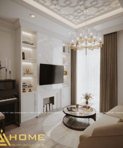 Nội thất chung cư phong cách tân cổ điển