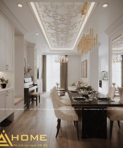 Nội thất chung cư phong cách tân cổ điển