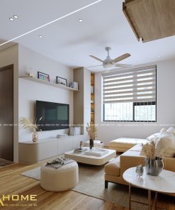 nội thất chung cư 57m2