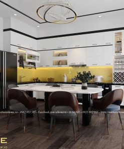 thiết kế tủ bếp chữ L