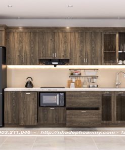 thiết kế tủ bếp chung cư ai home