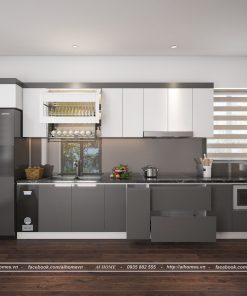 Tủ bếp chữ i cơ bản