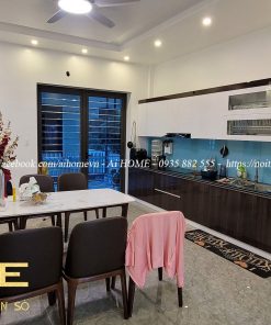 Tủ bếp nhà ống