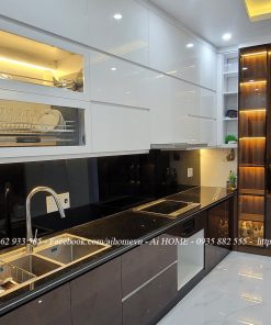 Tủ bếp thực tế đẹp