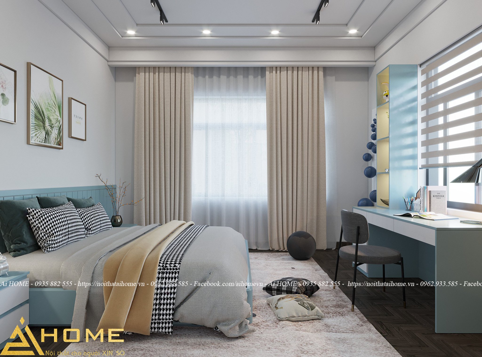 nội thất nhà phố 60m2