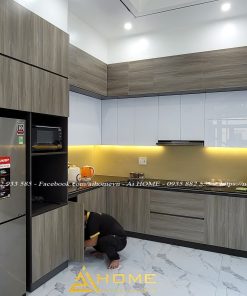 tủ bếp thực tế