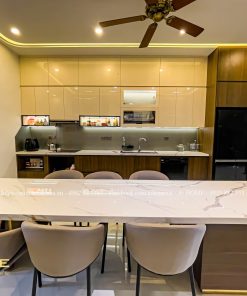 Tủ bếp thực tế sau thi công3