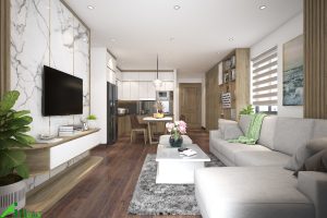 Phòng khách chung cư