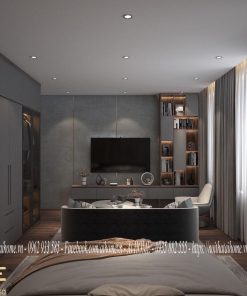 phòng ngủ nam cá tính