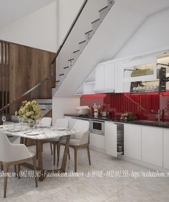 thi cong phong bep nha ong