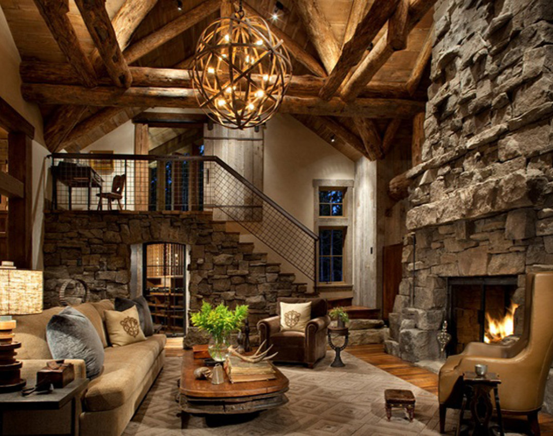 phong cach noi that rustic