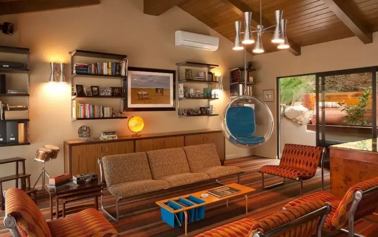 phong cach thiet ke noi that retro