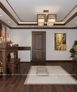 thiết kế phòng thờ