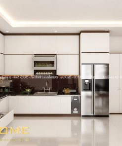 Bếp chữ L 3 tầng