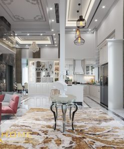 phòng khách tân cổ điển