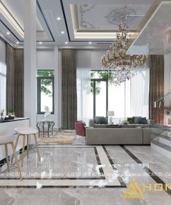 phòng khách tân cổ điển