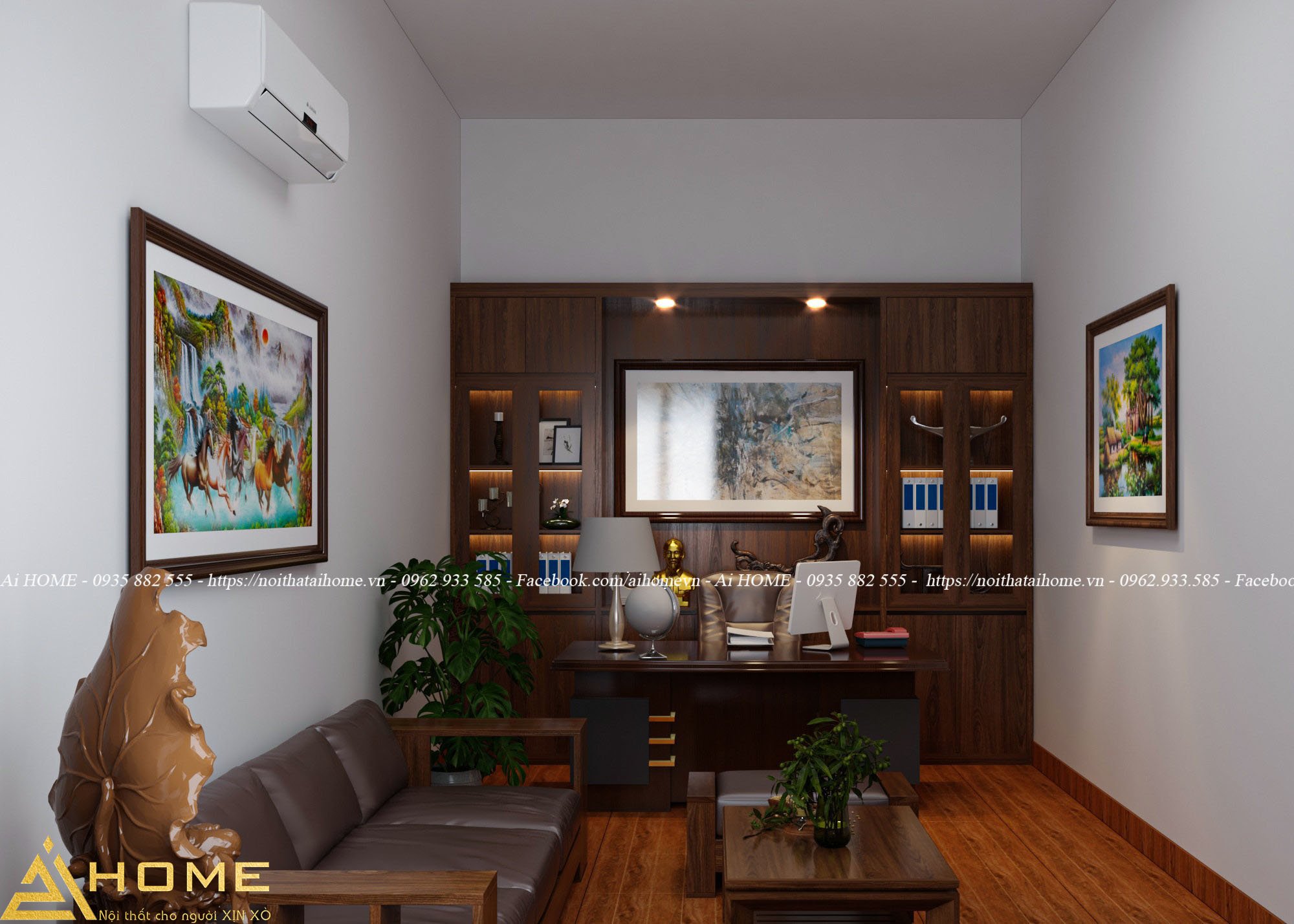 Thiết kế văn phòng làm việc Giám đốc ở Hải Dương