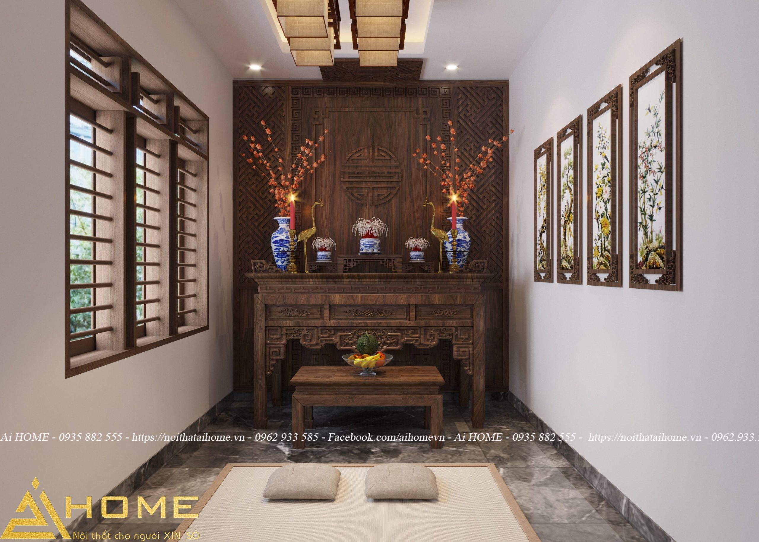 Phòng thờ nhà phố