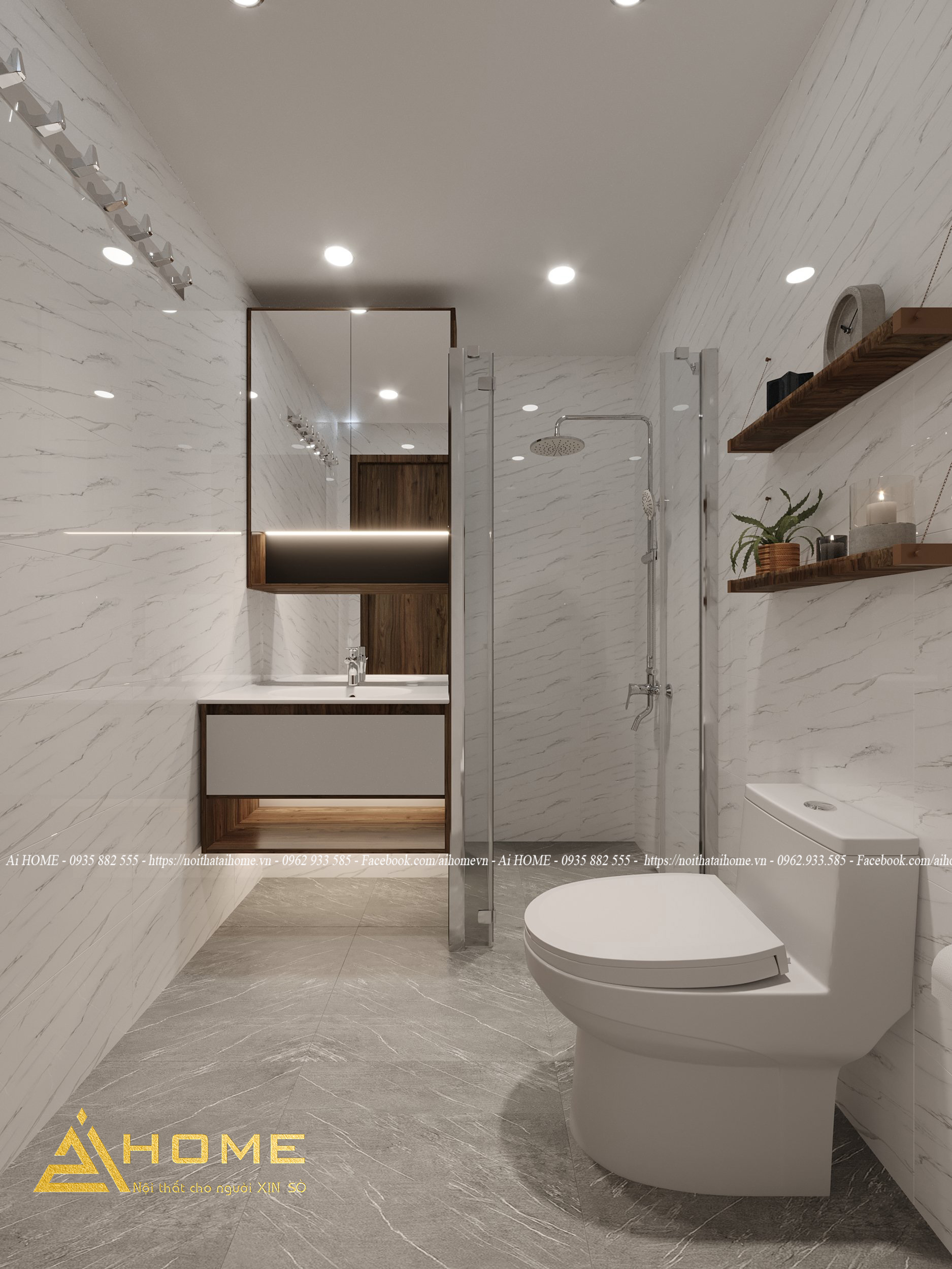 Nội thất chung cư Bạch Đằng Lake View