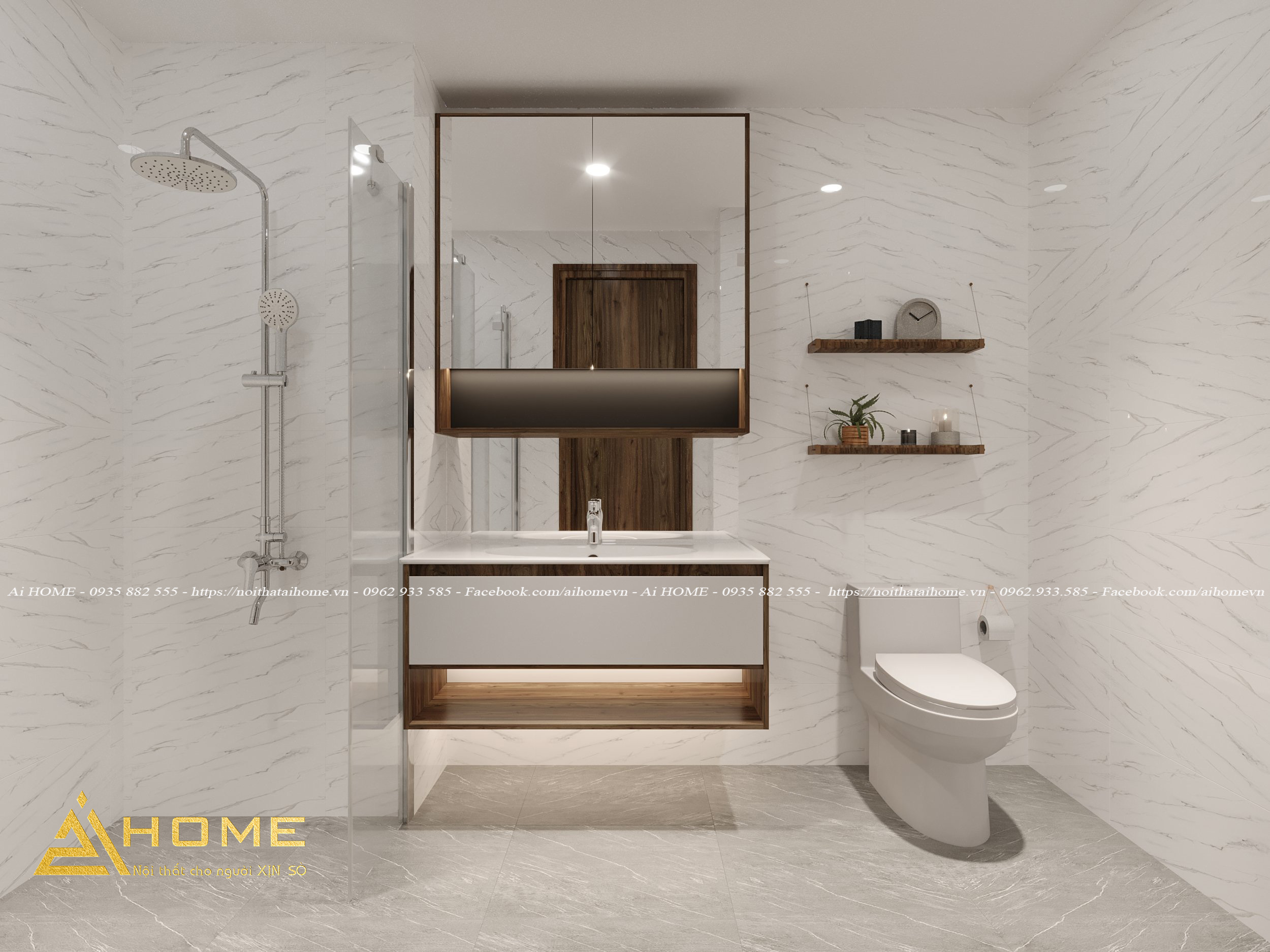 Nội thất chung cư Bạch Đằng Lake View