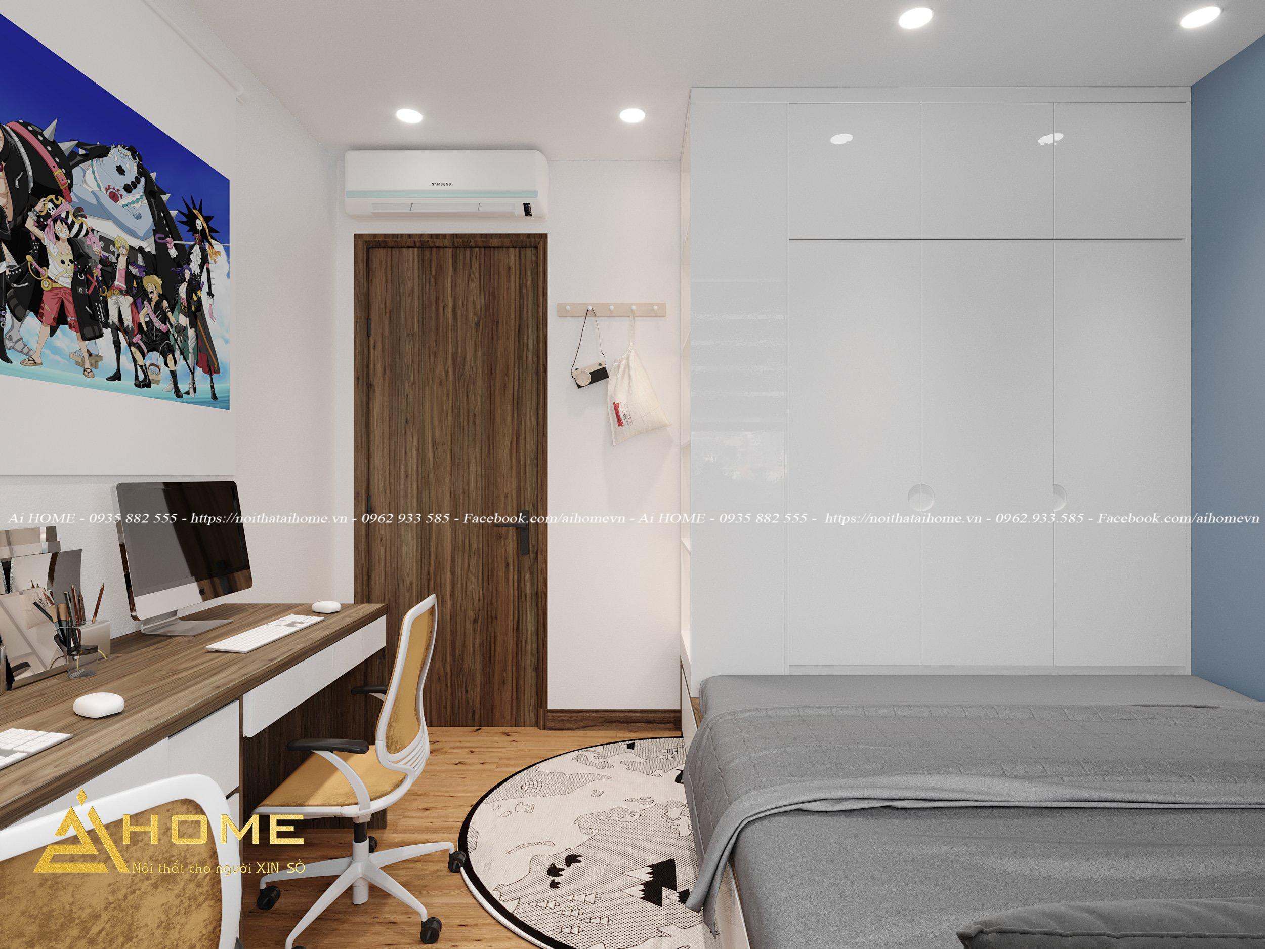 Nội thất chung cư Bạch Đằng Lake View