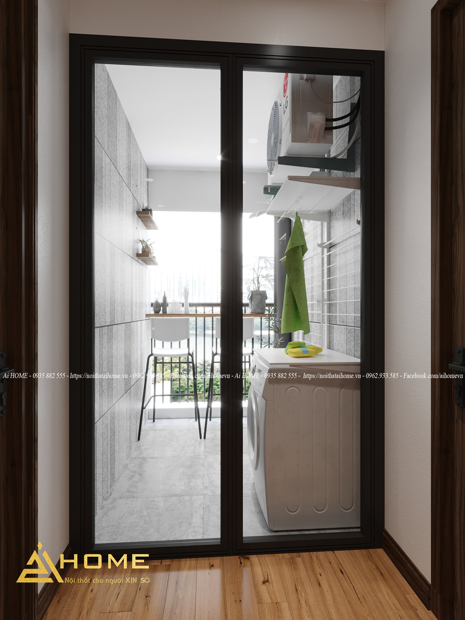 Nội thất chung cư Bạch Đằng Lake View