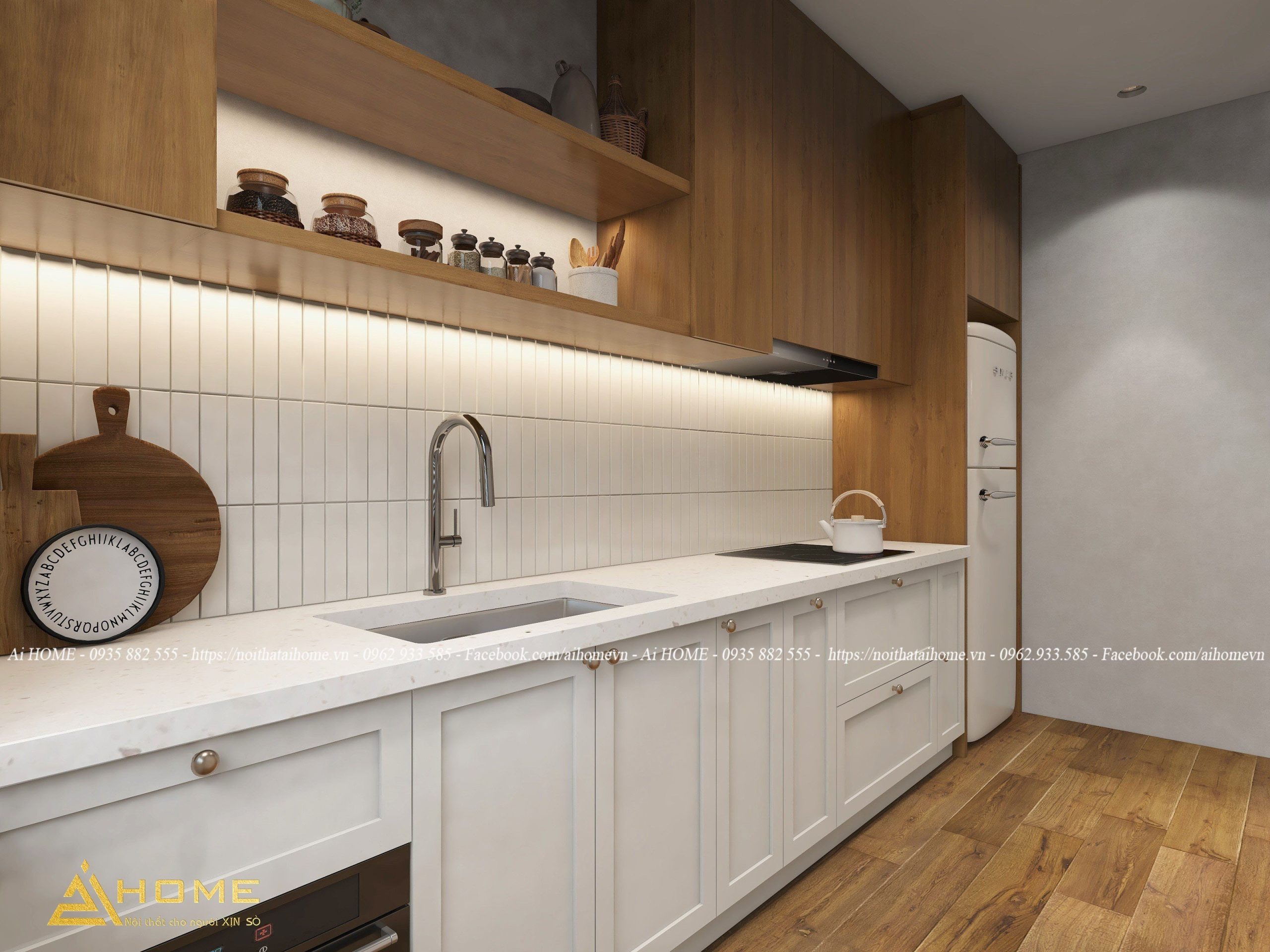 Nội thất chung cư phong cách Wabi Sabi