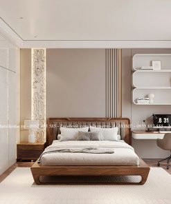 Nội thất gỗ óc chó tại Hải Dương17