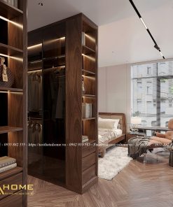 Nội thất gỗ óc chó tại Hải Dương3