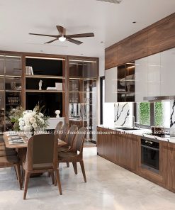 Nội thất gỗ óc chó tại Hải Dương8