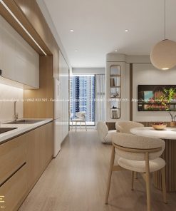 thiết kế nội thất căn hộ studio 12