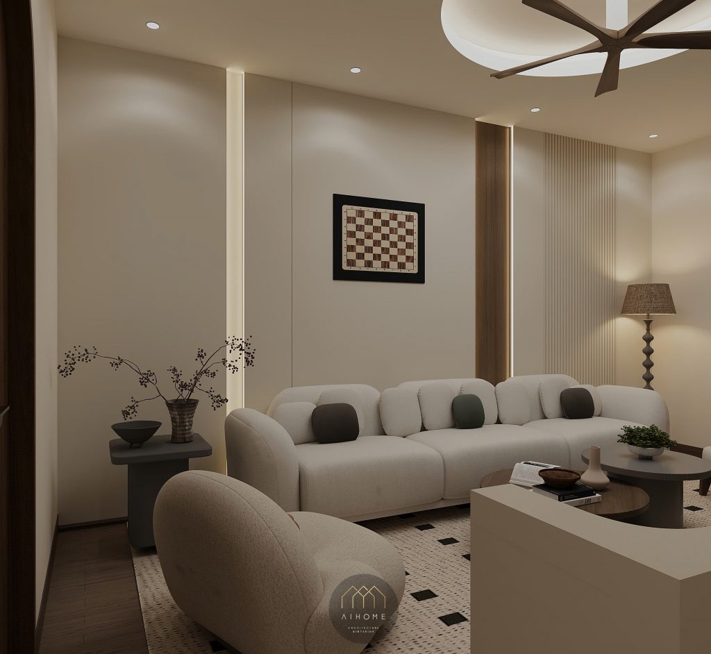 Thiết kế nội thất phòng khách tại Hải Dương