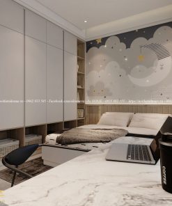 thiết kế nội thất phòng ngủ nhà phố Hải Dương 1