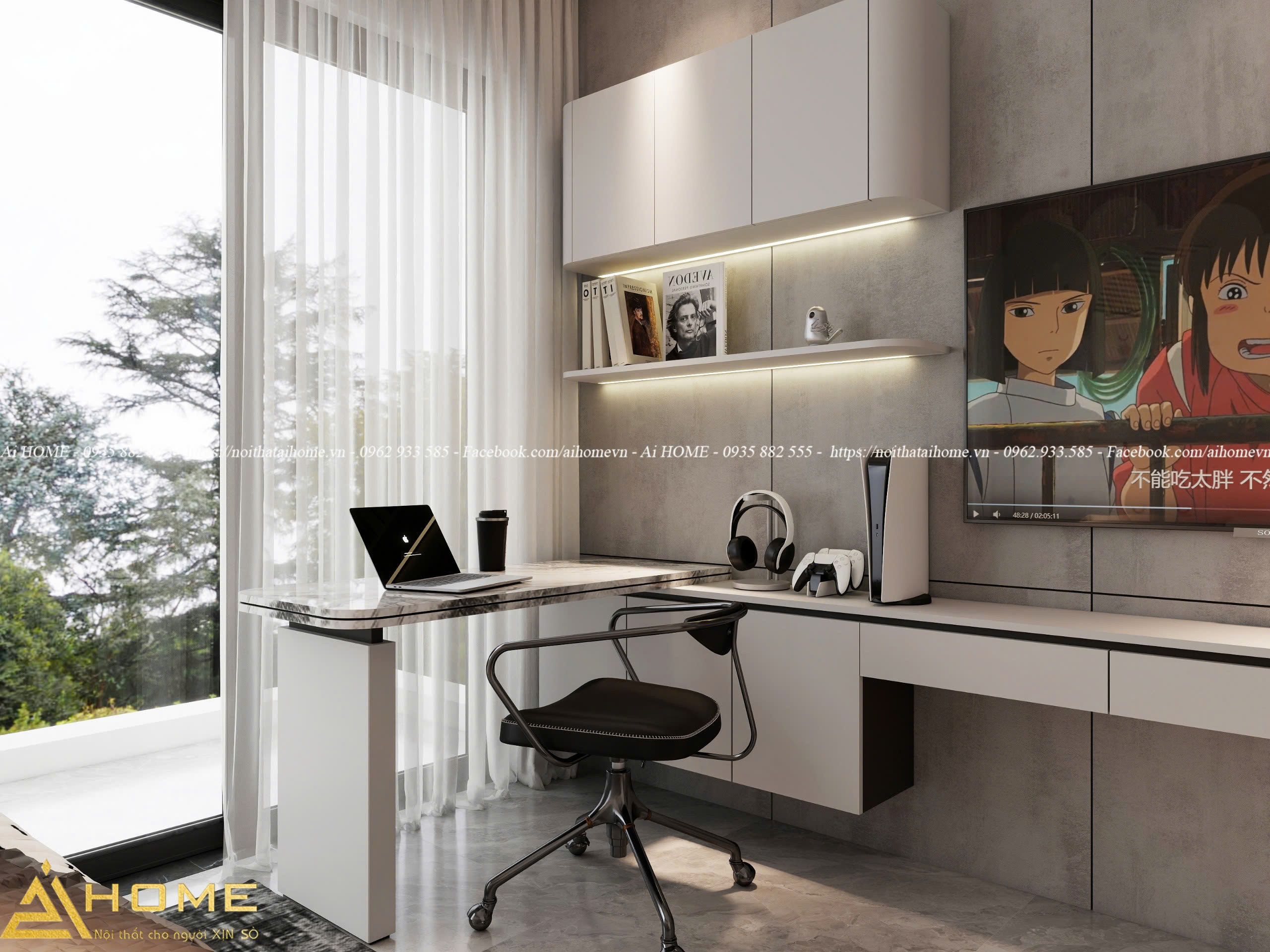 thiết kế nội thất phòng ngủ nhà phố Hải Dương 02