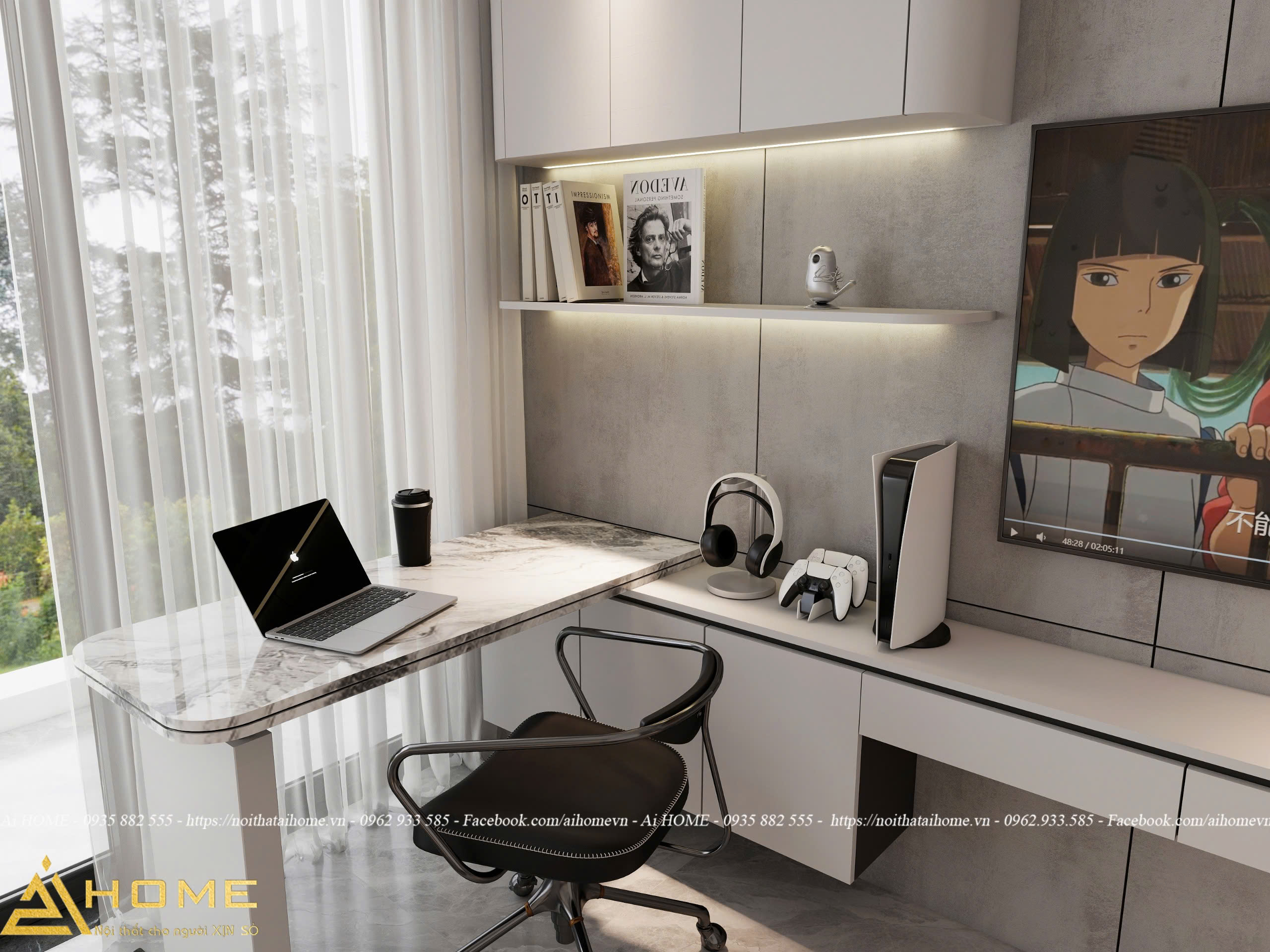 Thiết kế nội thất phòng ngủ nhà phố tại Hải Dương 01